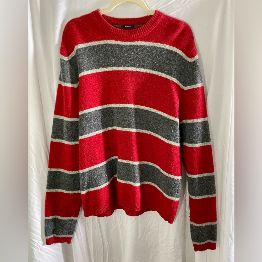 🎀Abercrombie & Fitch Lambswool Striped Sweater